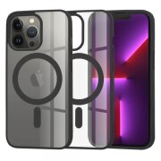 Husa MagSafe pentru Apple iPhone 13 Pro, Techsuit, Pro, Neagra