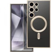 Husa MagSafe pentru Samsung Galaxy S25 FE, OEM, Electro Mag, Aurie 