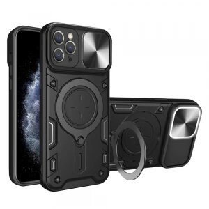 Husa pentru Apple iPhone 11 Pro Max, Techsuit, CamGuard Pro, Neagra