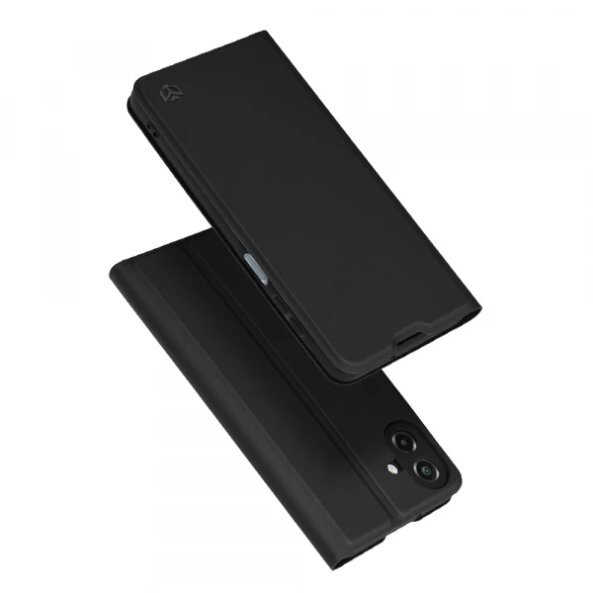 Husa pentru Samsung Galaxy A07 4G A075, Techsuit, Magskin Book, Neagra