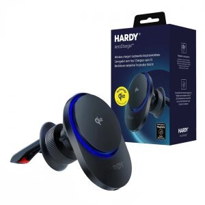 Incarcator Auto Wireless 3MK Hardy AeroCharger, 15W, 1.67A, Negru 