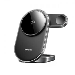 Incarcator Retea Wireless Joyroom JR-W17 3in1, 15W, 1.67A, Negru 