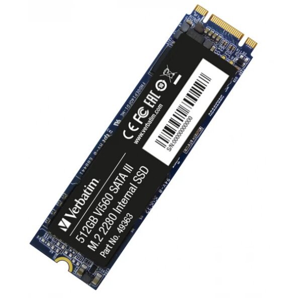 Solid State Drive (SSD) Verbatim Vi560, SATA III NGFF M.2 2280, 512GB 49363 