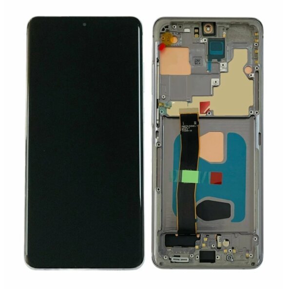 Ecran Compatibil pentru Samsung G988 Galaxy S20 Ultra 5G Cosmic Gray OLED CU RAMA