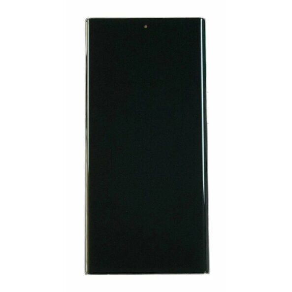 Ecran Compatibil pentru Samsung S908 Galaxy S22 Ultra 5G Phantom Black OLED CU RAMA