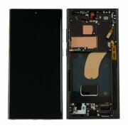 Ecran Compatibil pentru Samsung S918 Galaxy S23 Ultra 5G Phantom Black OLED CU RAMA