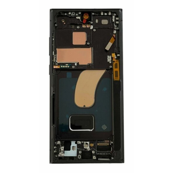 Ecran Compatibil pentru Samsung S918 Galaxy S23 Ultra 5G Phantom Black OLED CU RAMA