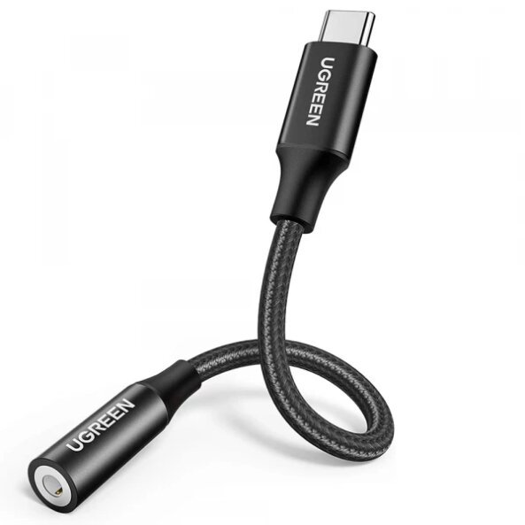 Adaptor Audio USB-C - 3.5mm UGREEN AV142, Negru 