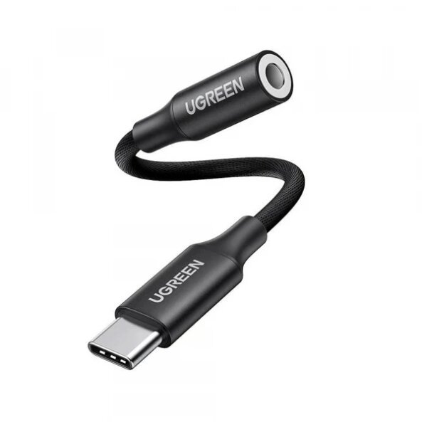 Adaptor Audio USB-C - 3.5mm UGREEN AV161, Negru 