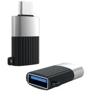Adaptor OTG USB-A - USB-C XO Design NB149-F, Negru