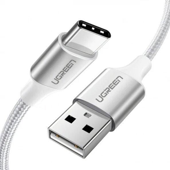 Cablu Date si Incarcare USB-A - USB-C UGREEN US288, 18W, 1m, Alb