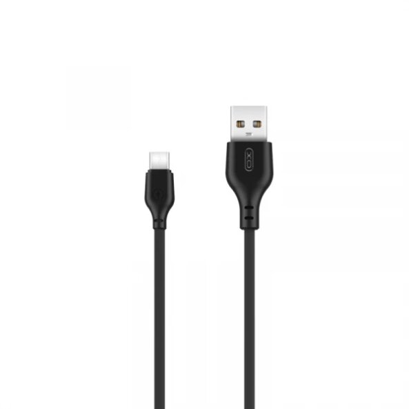 Cablu Date si Incarcare USB-A - USB-C XO Design NB103, 18W, 1m, Negru 
