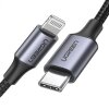 Cablu Date si Incarcare USB-C - Lightning UGREEN US304, 20W, 1m, Negru