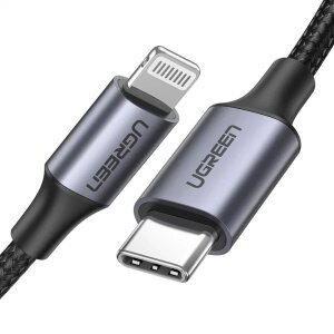 Cablu Date si Incarcare USB-C - Lightning UGREEN US304, 20W, 1m, Negru