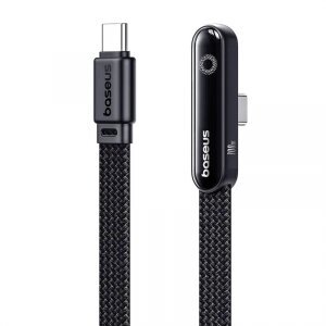 Cablu Date si Incarcare USB-C - USB-C Baseus MVP 3, 100W, 1m, Negru P10382500121-00 