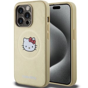 Husa MagSafe pentru Apple iPhone 13 Pro Max, Hello Kitty, Kitty Head, Aurie