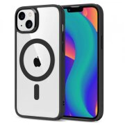 Husa MagSafe pentru Apple iPhone 14 Plus, ESR, Classic Hybrid, Neagra Transparenta