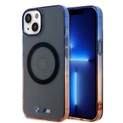 Husa MagSafe pentru Apple iPhone 15, BMW, Gradient Bumper, Gri
