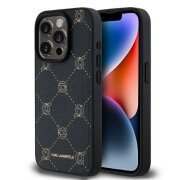 Husa MagSafe pentru Apple iPhone 15 Pro Max, Karl Lagerfeld, Karl's Head, Neagra