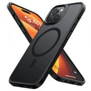 Husa MagSafe pentru Apple iPhone 15, Torras, Guardian, Neagra