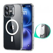 Husa MagSafe pentru Apple iPhone 16, ESR, Classic Hybrid Slide, Transparenta