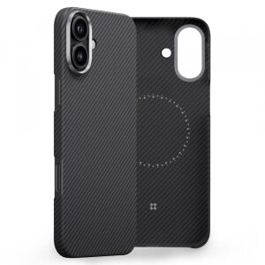 Husa MagSafe pentru Apple iPhone 16 Plus, Edizard, Air, Neagra