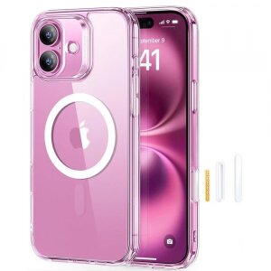 Husa MagSafe pentru Apple iPhone 16 Plus, ESR, Classic Hybrid Slide, Transparenta