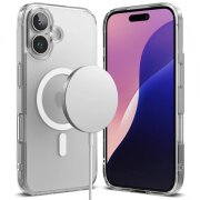 Husa MagSafe pentru Apple iPhone 16 Plus, Ringke, Fusion, Transparenta Mata