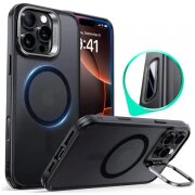 Husa MagSafe pentru Apple iPhone 16 Pro Max, ESR, Classic Hybrid Kickstand Slide, Neagra Satinata