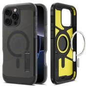 Husa MagSafe pentru Apple iPhone 16 Pro Max, Spigen, Tough Armor, Neagra Satinata