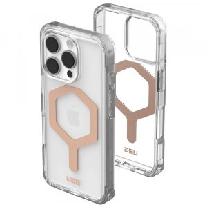 Husa MagSafe pentru Apple iPhone 16 Pro, Urban Armor Gear, Plyo, Roz Aurie