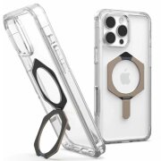 Husa MagSafe pentru Apple iPhone 16 Pro, Urban Armor Gear, Plyo XTE, Bronz Transparenta