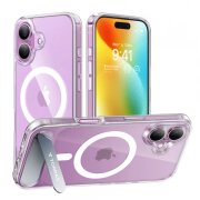 Husa MagSafe pentru Apple iPhone 16, Torras, Pstand, Transparenta