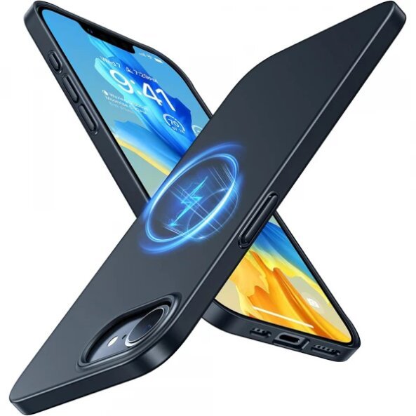 Husa MagSafe pentru Apple iPhone 16e, Torras, OriginFit, Neagra