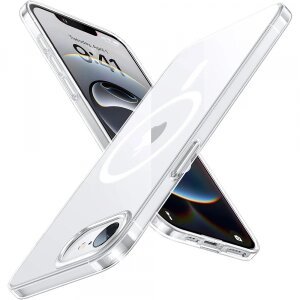 Husa MagSafe pentru Apple iPhone 16e, Torras, OriginFit, Transparenta