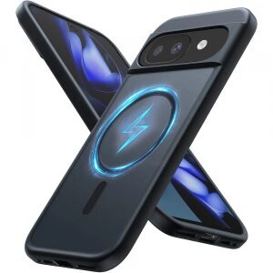 Husa MagSafe pentru Google Pixel 9a, Torras, Guardian, Neagra