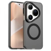 Husa MagSafe pentru Huawei Pura 80 Pro, Techsuit, CandyCase, Neagra