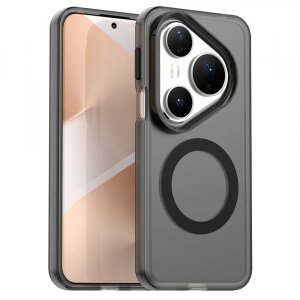 Husa MagSafe pentru Huawei Pura 80 Pro, Techsuit, CandyCase, Neagra