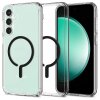 Husa MagSafe pentru Samsung Galaxy S23 FE S711, Spigen, Ultra Hybrid OneTap Ring, Transparenta