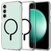 Husa MagSafe pentru Samsung Galaxy S23 FE S711, Spigen, Ultra Hybrid OneTap Ring, Transparenta