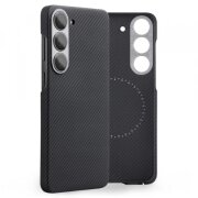 Husa MagSafe pentru Samsung Galaxy S23 S911, Edizard, Air, Neagra