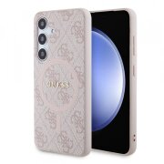 Husa MagSafe pentru Samsung Galaxy S24 S921, Guess, 4G Collection, Roz