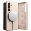 Husa MagSafe pentru Samsung Galaxy S24 S921, Ringke, Silicone, Roz