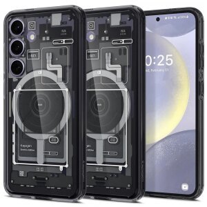 Husa MagSafe pentru Samsung Galaxy S24 S921, Spigen, Ultra Hybrid Zero One, Neagra Mata