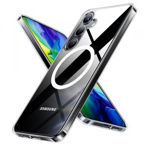 Husa MagSafe pentru Samsung Galaxy S24 S921, Torras, Diamond, Transparenta