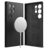 Husa MagSafe pentru Samsung Galaxy S24 Ultra S928, Ringke, Silicone, Neagra