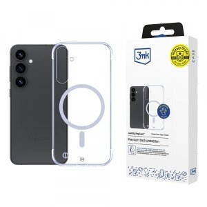 Husa MagSafe pentru Samsung Galaxy S25 S931, 3MK, Just20g, Transparenta