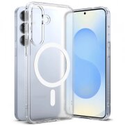 Husa MagSafe pentru Samsung Galaxy S25 S931, Ringke, Fusion, Transparenta Mata
