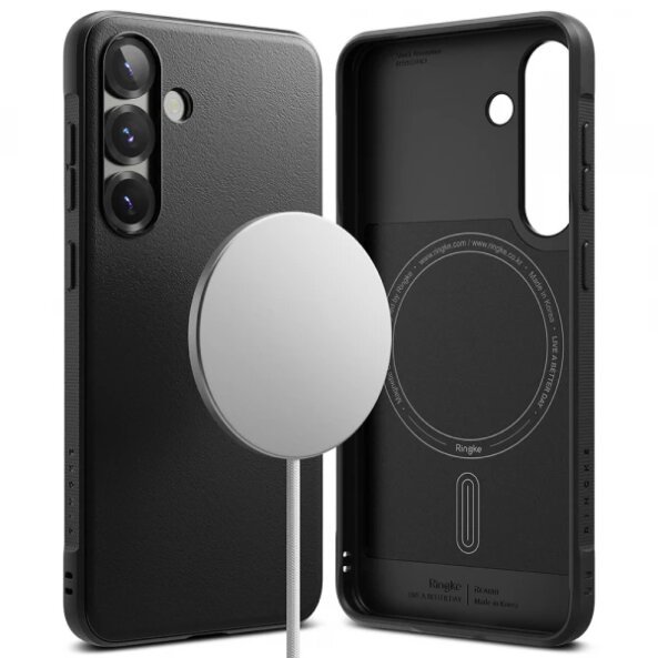 Husa MagSafe pentru Samsung Galaxy S25 S931, Ringke, Onyx, Neagra