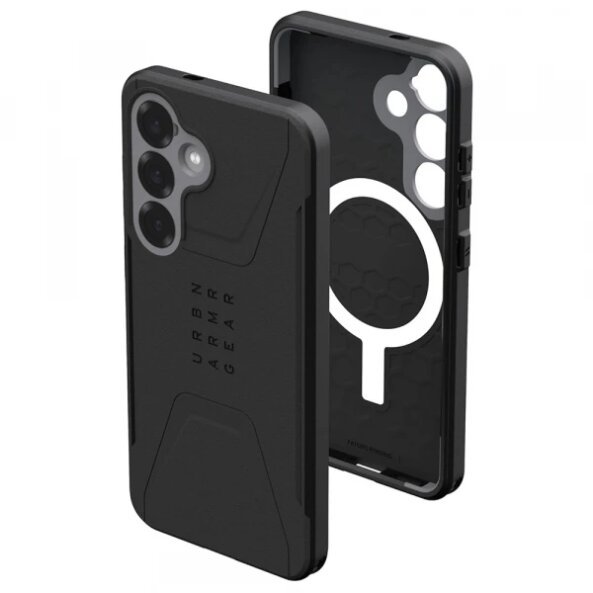 Husa MagSafe pentru Samsung Galaxy S25 S931, Urban Armor Gear, Civilian Pro, Neagra